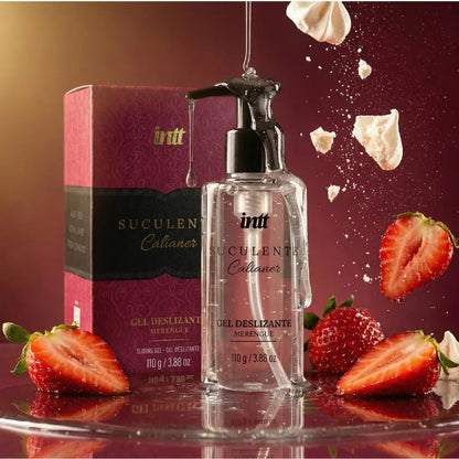 Envase del gel lubricante Suculenta sabor merengue de 110g