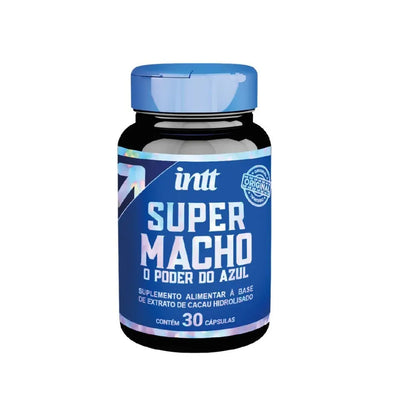 Contenido de 30 capsulas del suplemento multivitaminico masculino Super Macho
