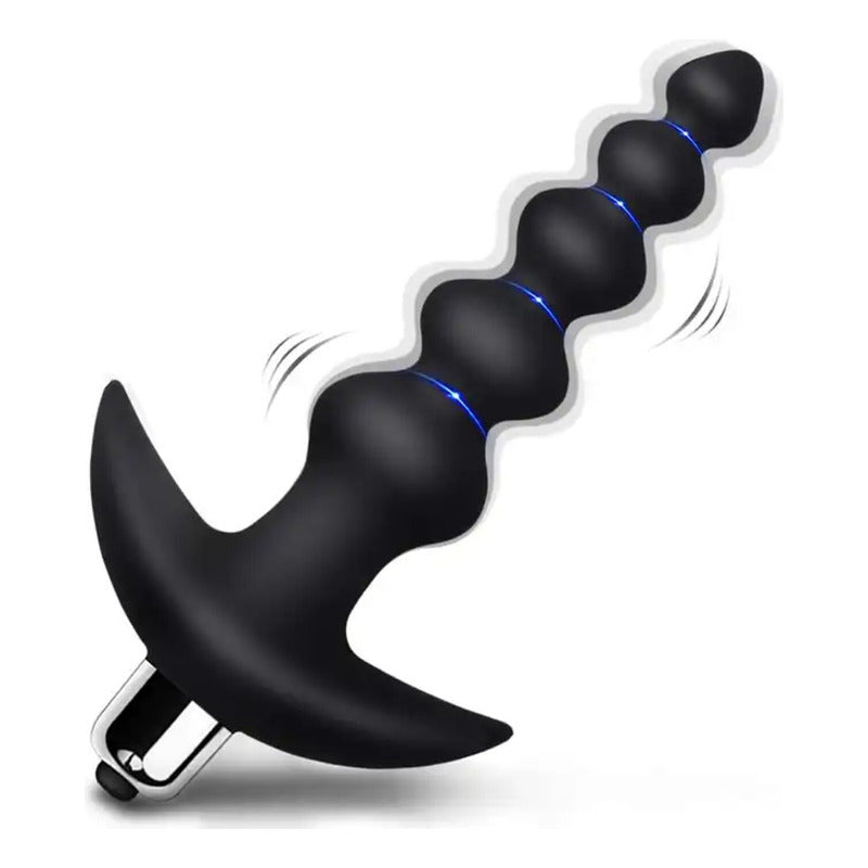 Vibrador anal Titan con forma ergonómica y base ancha
