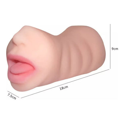 Vagina y boca realista de silicona médica