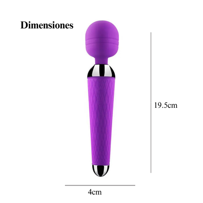 Vara vibradora Mike ergonómica color negro con diseño moderno