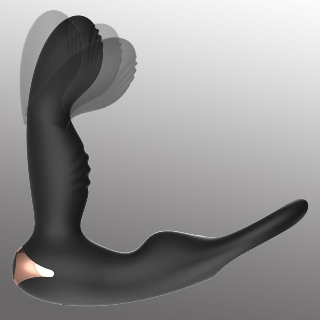 Vibrador anal con control remoto para punto P