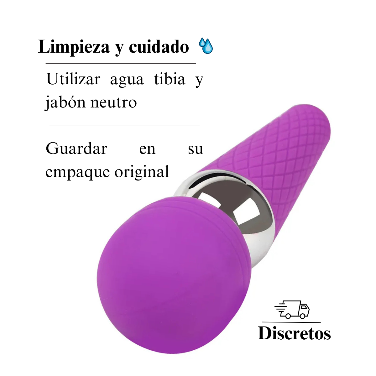 Vibrador Mike 100% impermeable ideal para ducha o bañera