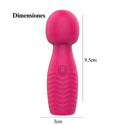 Mini vibrador con 7 modos de vibración recargable por USB