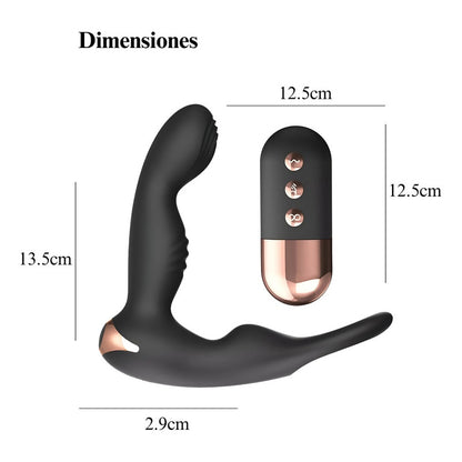 Vibrador para hombres Draco color rosa