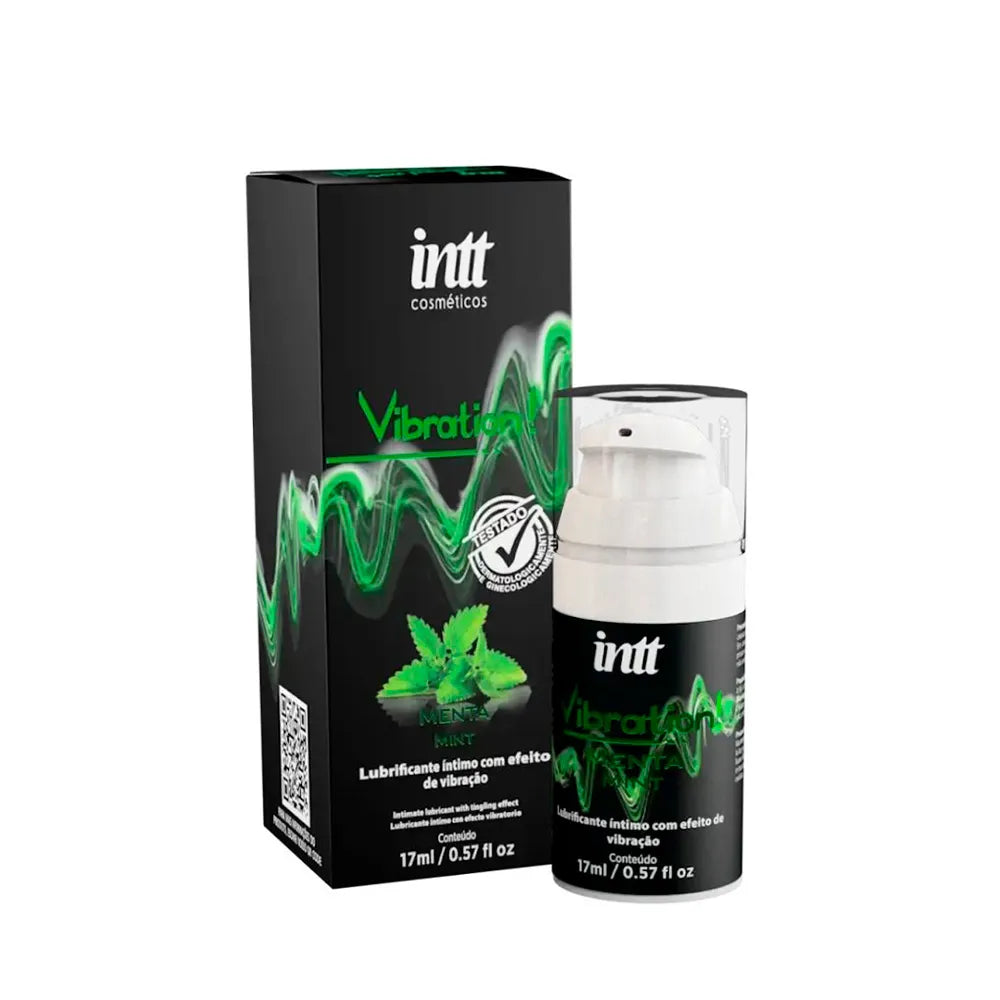 Envase del vibrador líquido Vibration sabor menta de 17ml