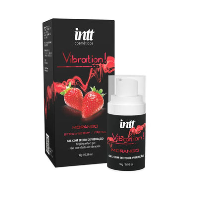 Vibration - Gel Vibrador Efecto Calor Frutilla