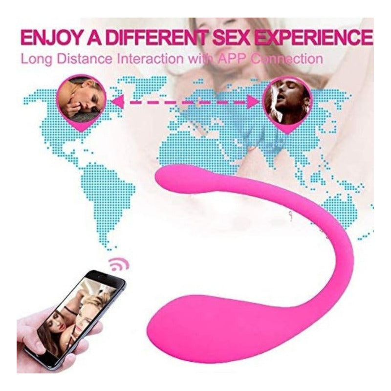 Vibrador Estimulador Dolp Bala Con App Distancia Recargable