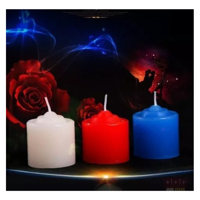 Velas Sensuales Calientes Cera De Baja Temperatura 3u