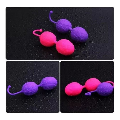 Bola China Con Forma De Flor Silicona Ejercitador Kegel